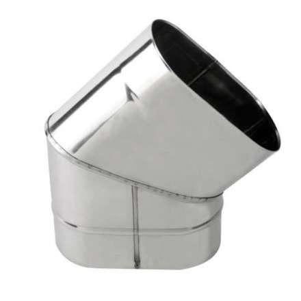 Колено овал. сечения (Отвод) 45 из нерж. ст. 430-0,8 мм, вертикаль. Колено овал. сечения (Отвод) 45 из нерж. ст. 430-0,8 мм, вертикаль. купить в Бобруйске