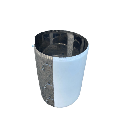 Хомут стяжной усиленный, нерж. ст. 430 в Бобруйске