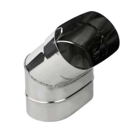 Колено овал. сечения (Отвод) 45 из нерж. ст. 430-0,8 мм, горизонт. Колено овал. сечения (Отвод) 45 из нерж. ст. 430-0,8 мм, горизонт. купить в Бобруйске