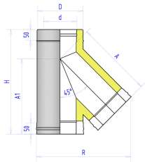 Размер сэндвич-тройника 45 Феникс фото Амазонка бай в Бобруйске
