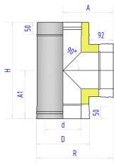 Сэндвич-тройник 2ТР Феникс 90° в Бобруйске