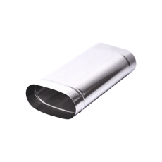 Труба овал. сечения (вставка) L-500 мм из нерж. ст. 304-1,0 мм купить в Бобруйске