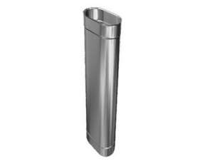 Труба овал 50 см 430/1 Труба овал. сечения (вставка) L-500 мм из нерж. ст. 430-1,0 мм купить в Бобруйске