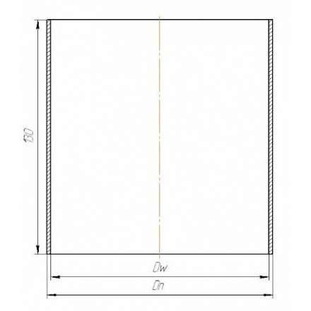 Гильза с конденсатоотводом 2 мм КПД ЧЕРНЫЙ в Бобруйске