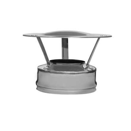 Зонт-оголовок плоский из нерж. ст. 304-430 0,5-0,5 мм, утепл. 50 мм купить в Бобруйске