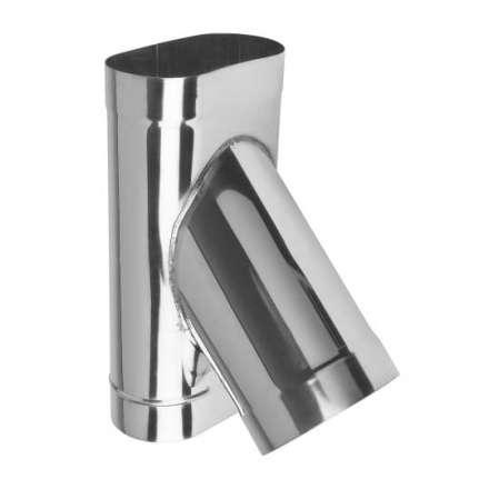 Тройник овальный 45 из нерж. ст. 304-0,8 мм купить в Бобруйске