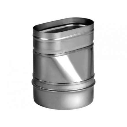 Переход прямой овальный из нерж. ст. 430-1,0 мм купить в Бобруйске