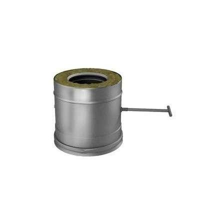 Сэндвич-Шибер поворотный AISI 304/430 0,5мм, изол. 30 мм купить в Бобруйске