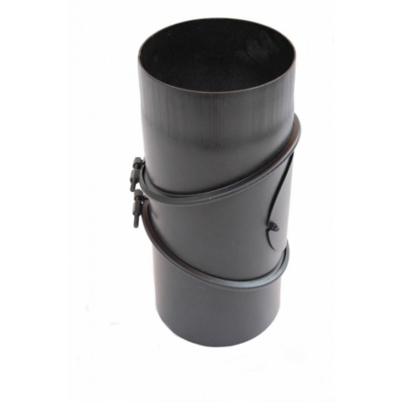 Дымоходное колено (отвод) KAISER PIPES (2мм) трёх-сегментное, поворотное 90° в Бобруйске