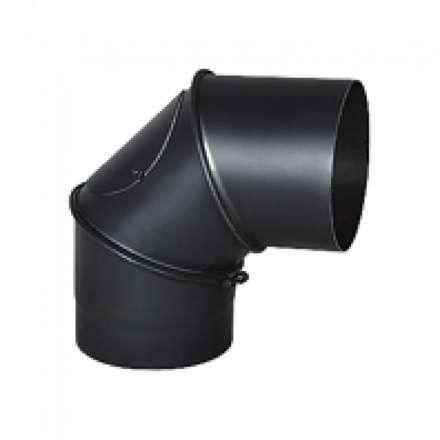 Дымоходное колено (отвод) KAISER PIPES (2мм) трёх-сегментное, поворотное 90° в Бобруйске