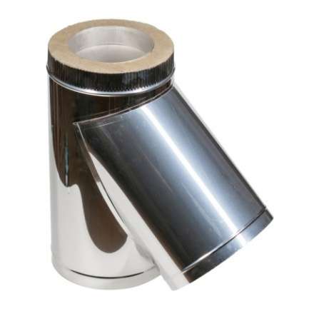 Сэндвич-Тройник 45 из нержавейки фото в Бобруйске