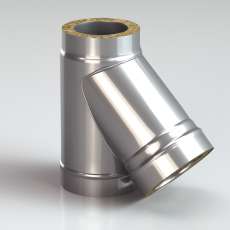 Сэндвич-Тройник 45 из нерж. ст. 304-430 1,0-0,5 мм, утепл. 50 мм купить в Бобруйске