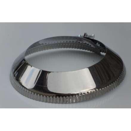 Косынка (юбка) для дымохода  из нерж.ст.  430-0,5 мм купить в Бобруйске