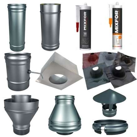 Комплект для печей диаметр 120 мм купить в Бобруйске