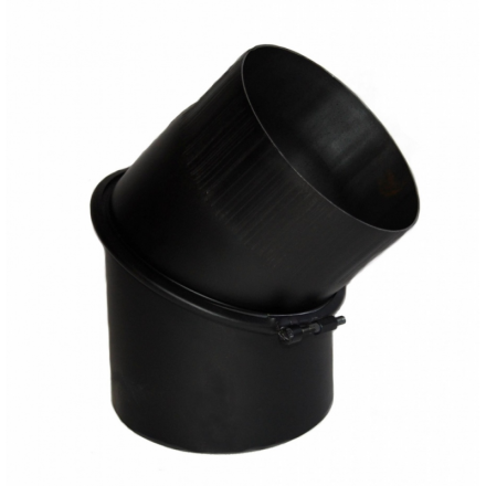 Дымоходное колено (отвод) KAISER PIPES (2мм) сегментное, поворотное 45° в Бобруйске