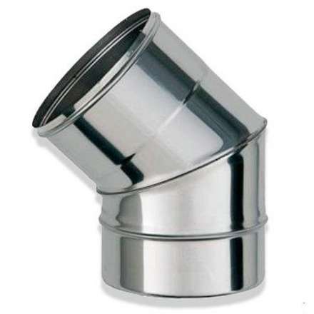 Колено (Отвод) 45 из нерж. ст. 430-1,0 мм купить в Бобруйске