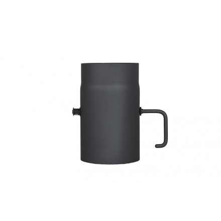 Труба с шибером 250 мм КПД ЧЕРНЫЙ фото в Бобруйске