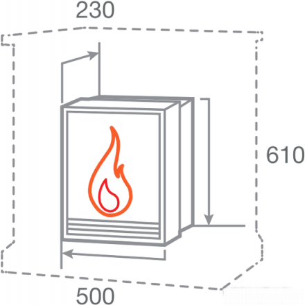 Электрокамин RealFlame FOBOS-S LUX BR в Бобруйске
