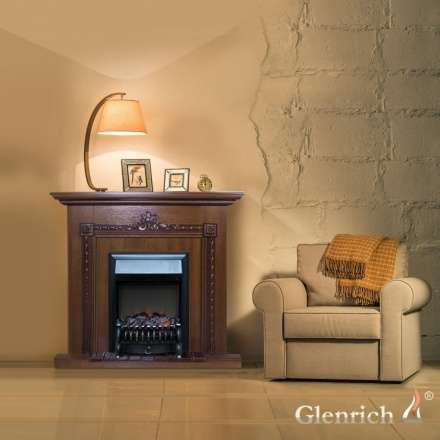 Электрокамин Glenrich Fobos Black в Бобруйске