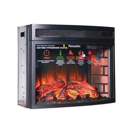 Электрокамин Royal Flame Panoramic 25 LED FX Black в Бобруйске