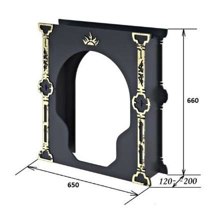 Портал Царь-печи средний стальной в Бобруйске