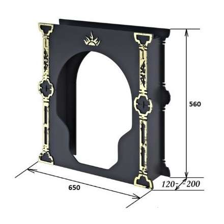 Портал Царь-печи малый стальной в Бобруйске