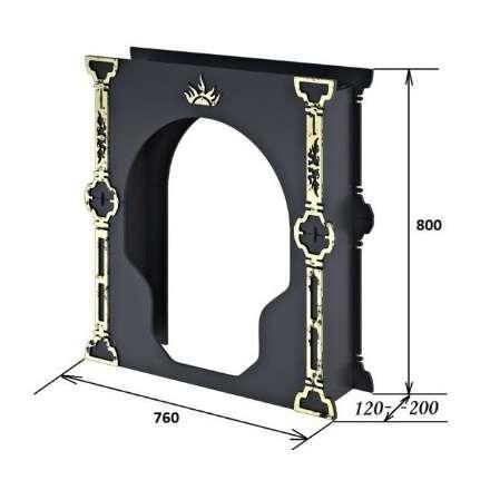 Портал Царь-печи большой стальной в Бобруйске
