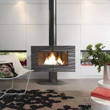 Купить Печь-камин Invicta Symphonia в интерьере чугунная в Бобруйске в Бобруйске