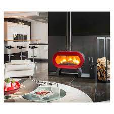 Купить Печь-камин Invicta Fifty Sur Pied в интерьере чугунная в Бобруйске в Бобруйске