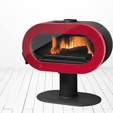 Купить Печь-камин Invicta Fifty Sur Pied Ivoire в интерьере чугунная в Бобруйске в Бобруйске