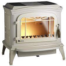 Купить Печь-камин Invicta Bradford белая эмаль в интерьере чугунная в Бобруйске в Бобруйске