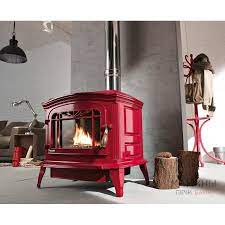 Купить Печь-камин Invicta Bradford белая эмаль в интерьере чугунная в Бобруйске в Бобруйске