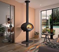 Купить Печь-камин Invicta Brio в интерьере чугунная в Бобруйске в Бобруйске