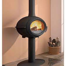 Купить Печь-камин Invicta Brio в интерьере чугунная в Бобруйске в Бобруйске