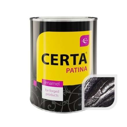 Термостойкая краска CERTA Патина Серебро 0,8 кг в Бобруйске