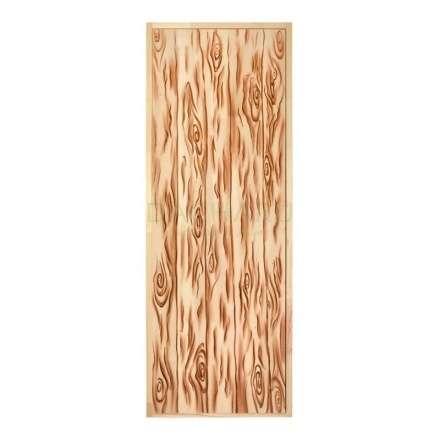 Дверь глухая из цельного массива Озорной Дед 1900x700 липа Класс А коробка из сосны в Бобруйске