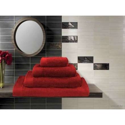 Полотенце махровое 40x70 красное в Бобруйске