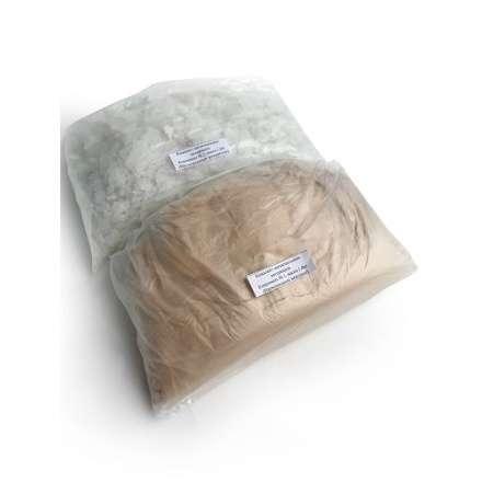 Клей двухкомпонентный для соляных кирпичей (плитки) 3 кг купить в Бобруйске