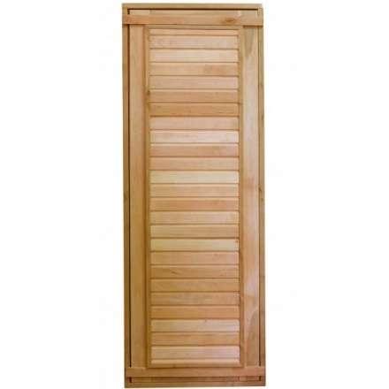 Дверь для бани ComfortProm 800x1900 ольха деревянная глухая с фольгой в Бобруйске