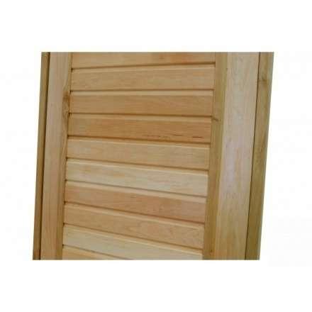 Дверь для бани ComfortProm 700x1800 ольха деревянная глухая с фольгой в Бобруйске