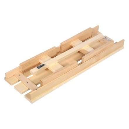 Лавочка разборная 100х33х43 см для бани и сауны (липа) 03600 в Бобруйске