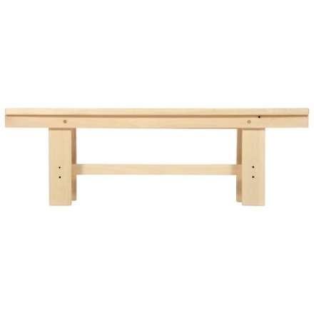 Лавочка разборная 120х33х43 см для бани и сауны (липа) 34002 в Бобруйске