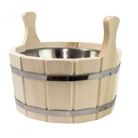 Шайка 5л с нержавеющей вкладкой (ЛТ-12) купить в Бобруйске