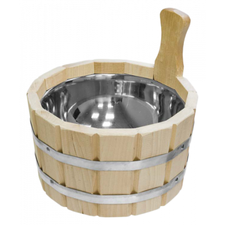 Ушат шайка 3,5л с нержавеющей вставкой 33215 купить в Бобруйске