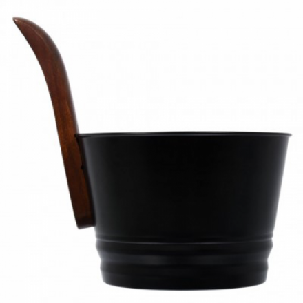 Бадья из стали 4 л черная Банные штучки 41351 купить в Бобруйске