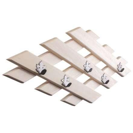 Вешалка Ромб с 5-ю железными кленовыми крючками в Бобруйске