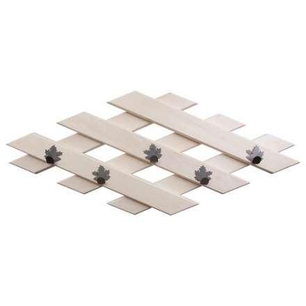 Вешалка Ромб с 5-ю железными кленовыми крючками в Бобруйске