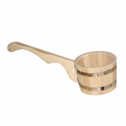 Ковш-черпак 0.6л бондарный с горизонтальной ручкой 03589 купить в Бобруйске