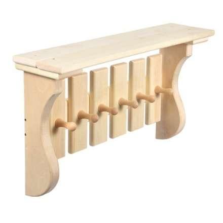 Полка с вешалкой 6 рожков 32412 в Бобруйске