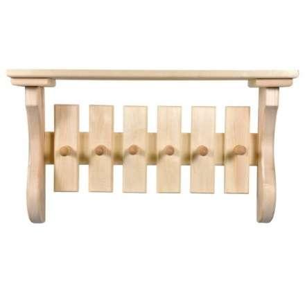 Полка с вешалкой 6 рожков 32412 купить в Бобруйске